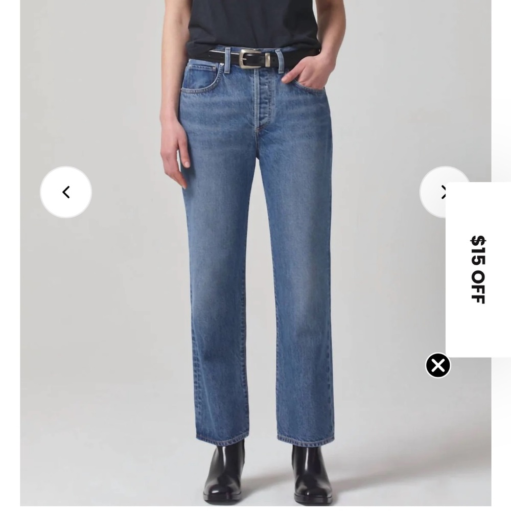 Citizens Of Humanity Emery Relaxed Straight Crop Jeans